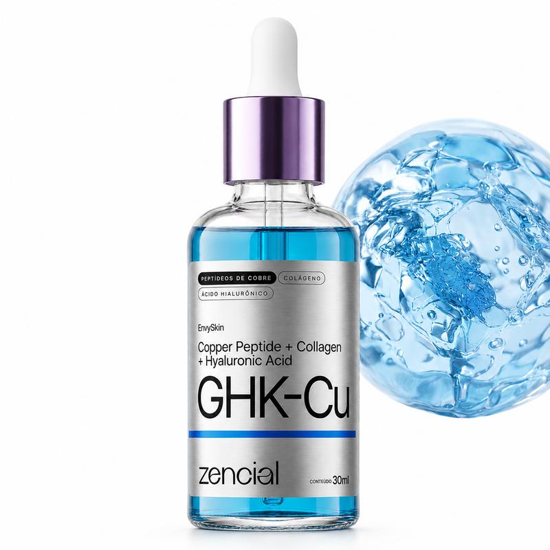 Zencial Envy Skin GHK-CU – Sérum Facial com Peptídeos de Cobre